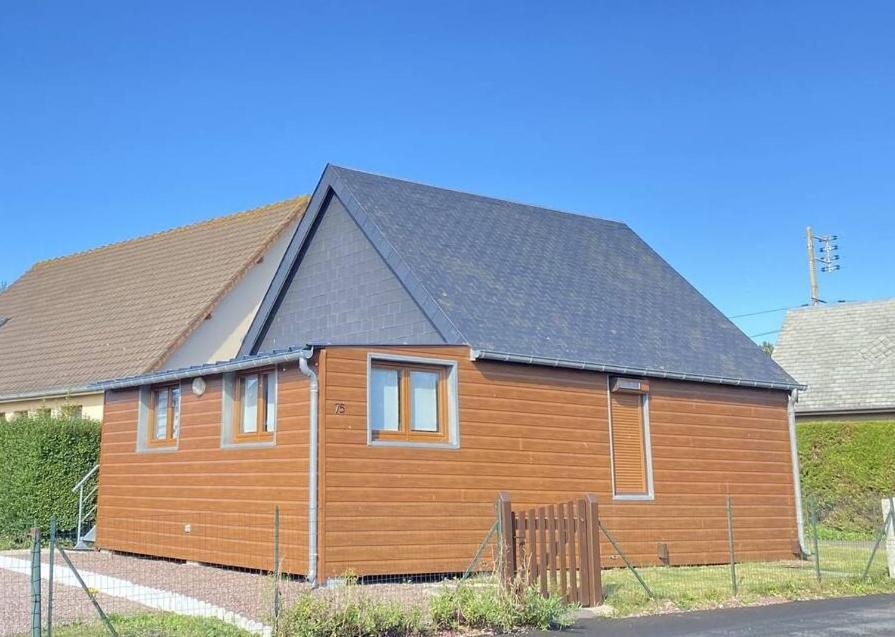 Chaleureux Chalet En Bord De Mer แมร์วิลล์-ฟรองซีวิลล์-พลาจ ภายนอก รูปภาพ