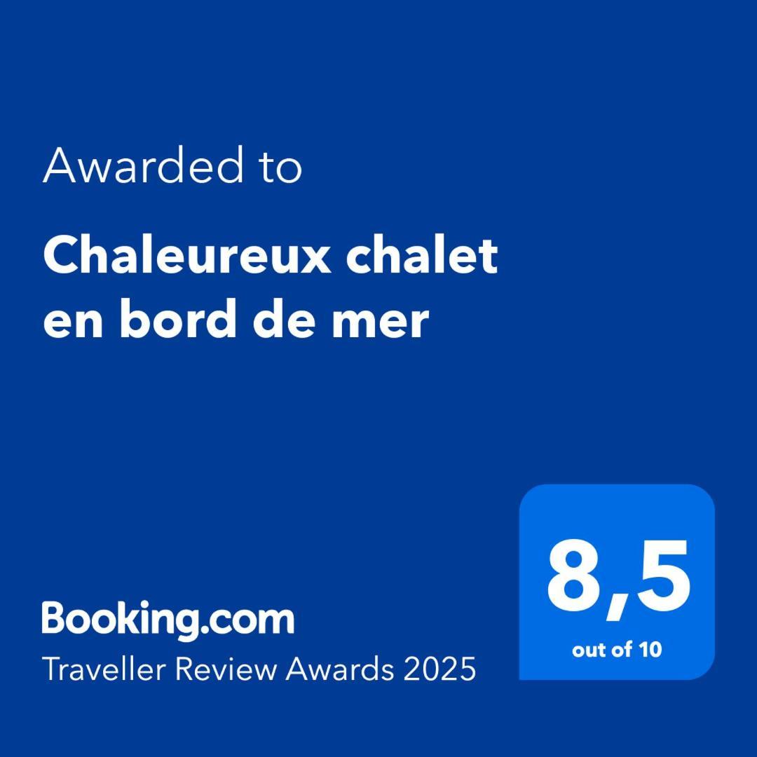 Chaleureux Chalet En Bord De Mer แมร์วิลล์-ฟรองซีวิลล์-พลาจ ภายนอก รูปภาพ